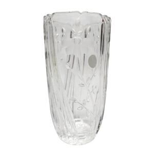 Vintage PRINCESS HOUSE #886 Heritage Romance 24% Lead Crystal Flower Vase 6.5"